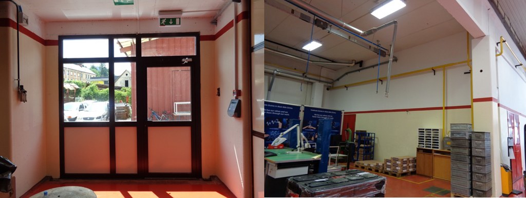 PLESKANJE STEN IN STROPOV INDUSTRIJSKIH PROSTOROV - KOLEKTOR SICOM